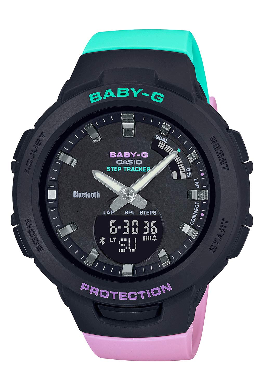 

[Casio] Baby Gee ДЛЯ СПОРТА шагомер с Bluetooth BSA-B100MT-1AJF женские часы