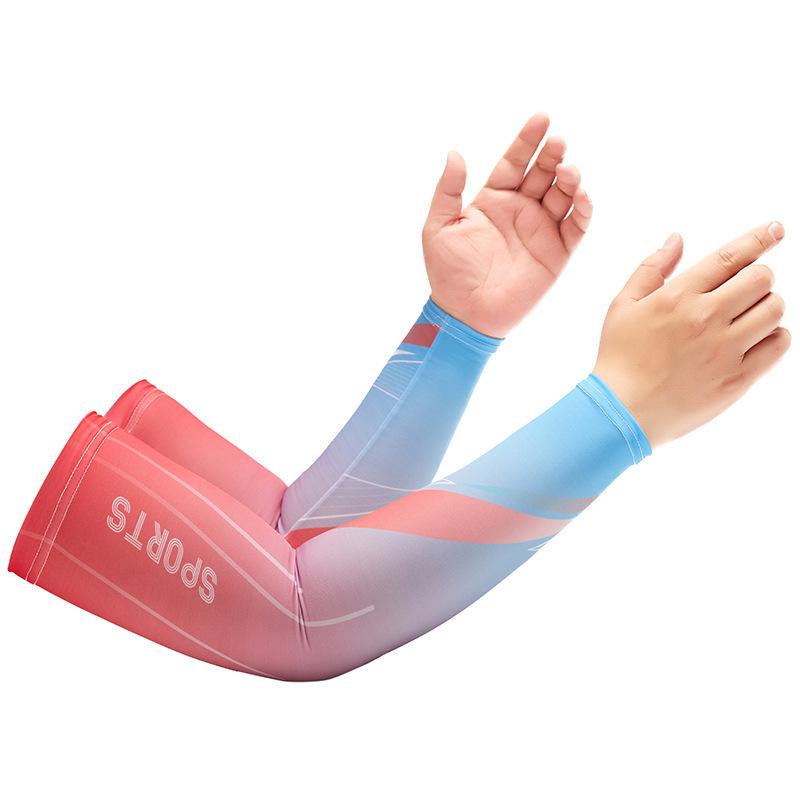 Summer Arm Sleeves UV Protection Men Women Cycling Driving Dynamic Breathable Arm Cover Elastic Hiking Tourism Sports Ice Sleeve
