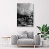 Canvas Print, Black Clouds