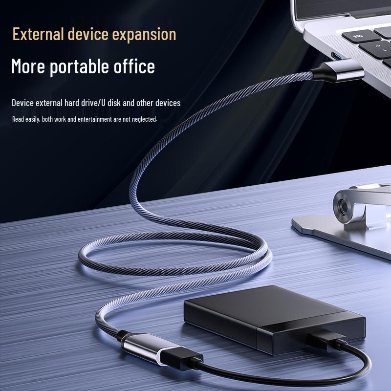 USB 3.0 OTG Prodlužovací kabelový adaptér samec na samici pro počítače a tiskárny