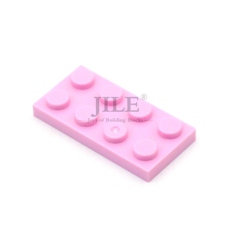 50Pcs Moc Compatible 3020 Plate 2X4 Bricks Colorful Building Blocks Educational Assembles Particles Accessories Toy City