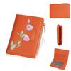 Ladies Wallet With Stitching Embroidery Pu Fabric Multiple Card Slots And Antitheft Design