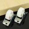 1inch Mini Plastic Directional Caster Wheel Non Swivel Low Profile Fixed Caster for Small Equipment Furniture Trolley