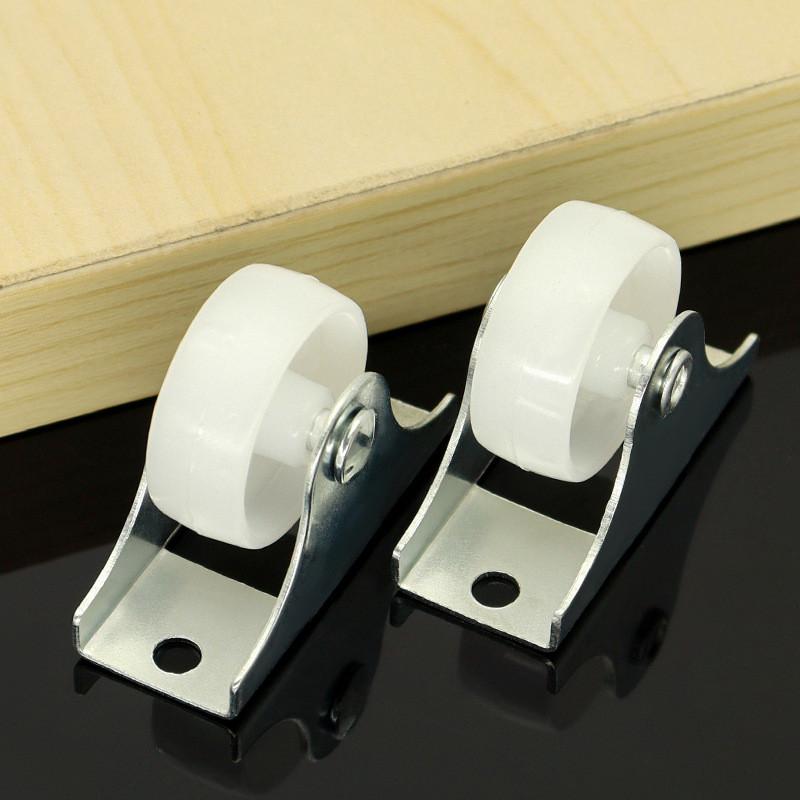 1inch Mini Plastic Directional Caster Wheel Non Swivel Low Profile Fixed Caster for Small Equipment Furniture Trolley