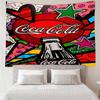 Coca-cola Artwork Design Tapestry Room Decoration Wall Hanging for Living Room Bedroom, Dormitory, Birthday and Christmas Gifts