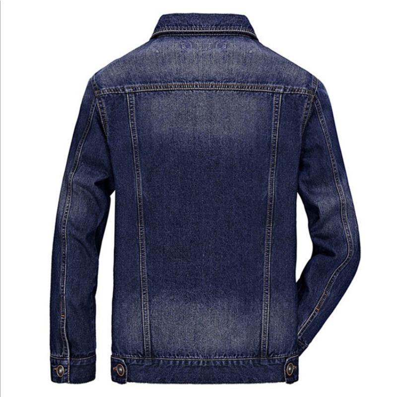 Autumn Denim Jacket Men's Casual Loose Men's Single Layer Denim Jacket Men's Jacket