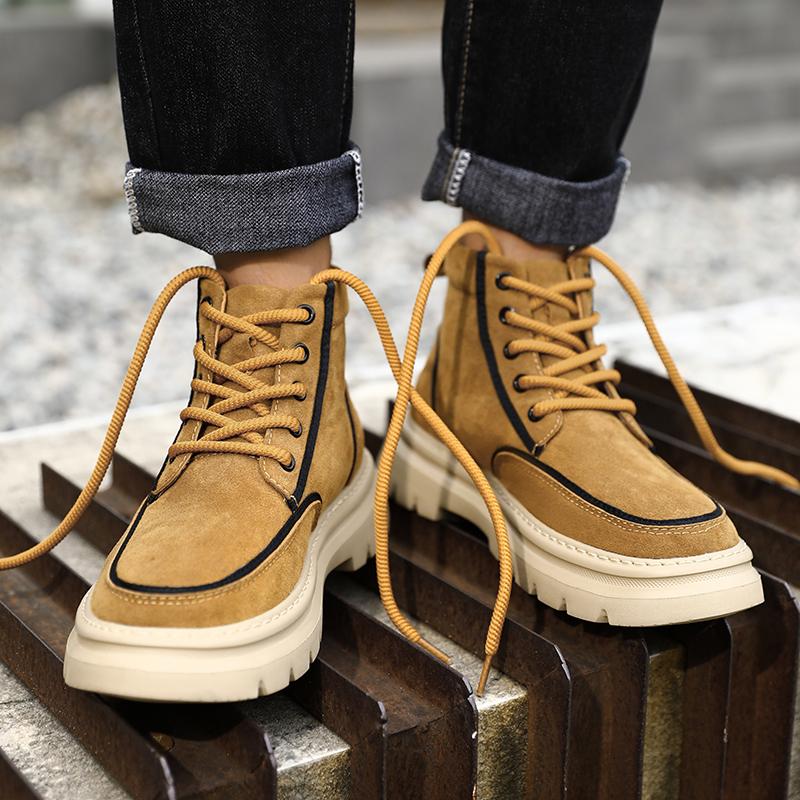 Men's Ankle Boots Short Boots Retro Tooling Boots Casual Shoes