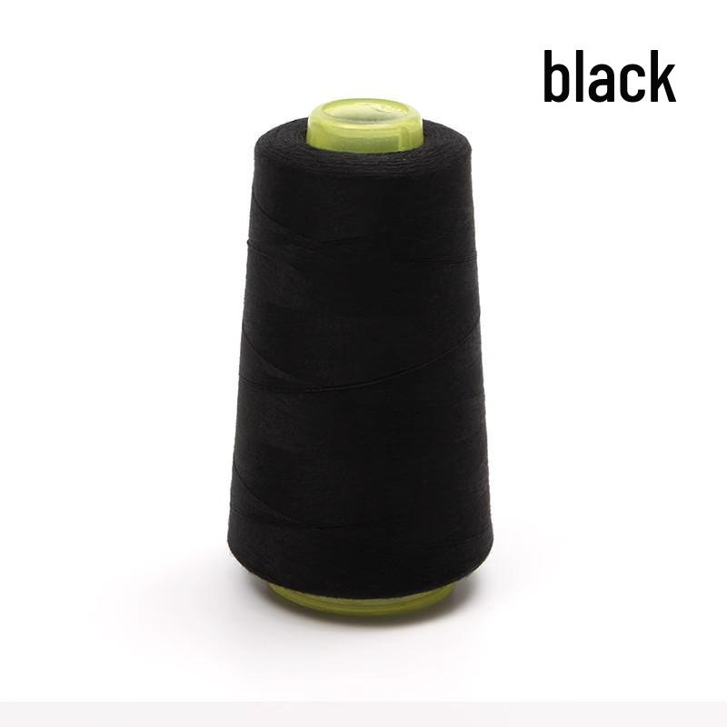 Large Cone of White Polyester Sewing Thread for Machines and Hand Sewing