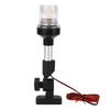 Anchor Light IP67 Waterproof White Light LED 3NM Visibility All Round Fold Down Boat Stern Light for Pontoons Flat