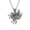Vintage Punk Biker Girls Pendant Fashion Necklace for Men Women Motorcycle Riding Statement Jewelry Gifts