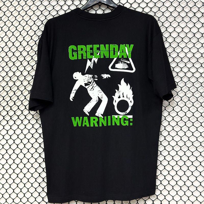 Green Day  Tshirt Classic Rock Music Band Tshirt Oversized Short sleeved Punk Street Style Men and Women Tops
