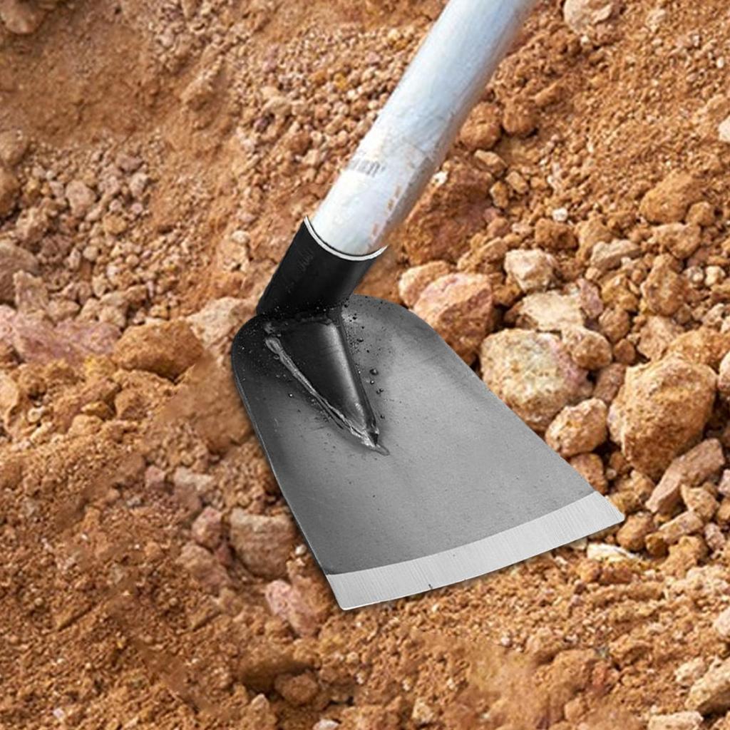 Manganese Steel Small Hoe for Digging Soil Garden Hoe Household Outdoor Farming Tools for Planting Vegetables and Flowers