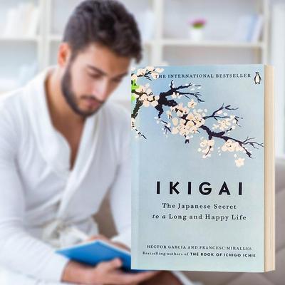 Uzun ve Mutlu Bir Yaşamın Japon Sırrı Japon Yaşam Felsefesi İlham Verici Kitap İngilizce Baskı