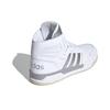 adidas Zapatillas de Caña Alta de Cuero Sintético Neo Entrap para Mujer Zapatillas Blancas Plata FW3479