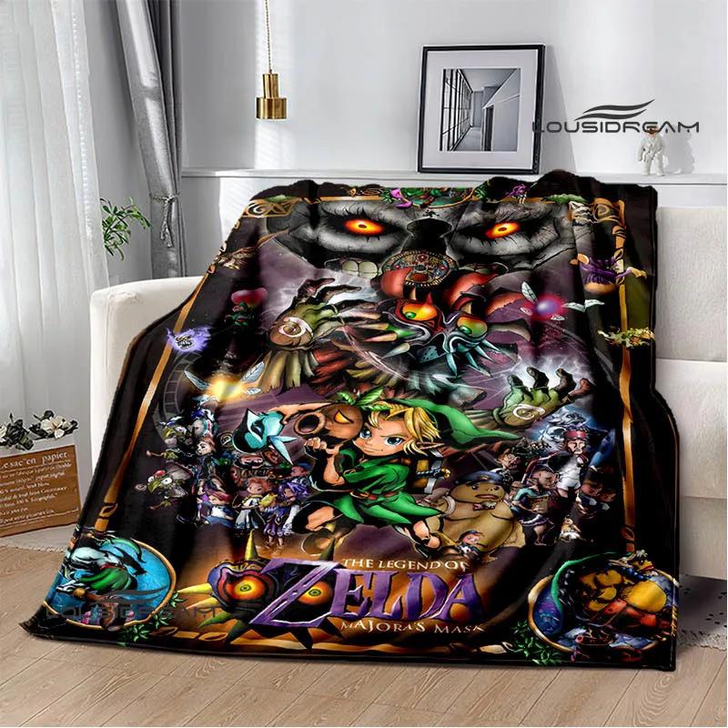 Manta Cartoon 3D Z-Zeldas Mantas de Flanela Quentes Manta Macia e Confortável Mantas para Casa e Viagem forros de cama Presente de Aniversário