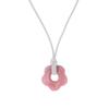 Süßer Blumenanhänger Choker Ausgestanzte Blumengirlande Acrylmaterial Ein Must-Have-Accessoire für modebewusste Damen