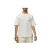Jordan Alphabet Logo Print Short Sleeve T-Shirt Men Tops White DV2451-133