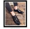 Men's 2025 Spring/Autumn British Style Brogue Leather Shoes: Pointed Toe, Large Size, Casual & Formal Wear, Breathable Design.