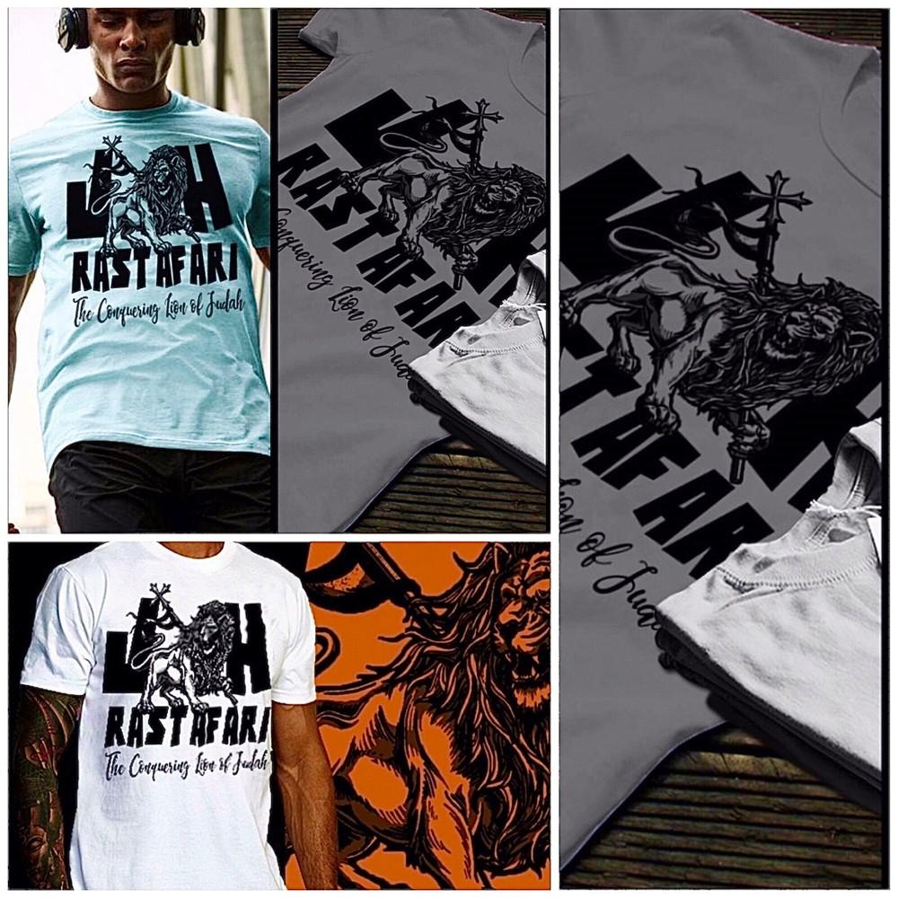 Haile Selassie I Lion Reggae  Rastafari, Jamaica, Jamaican Rastafarian Unisex T-Shirt S
