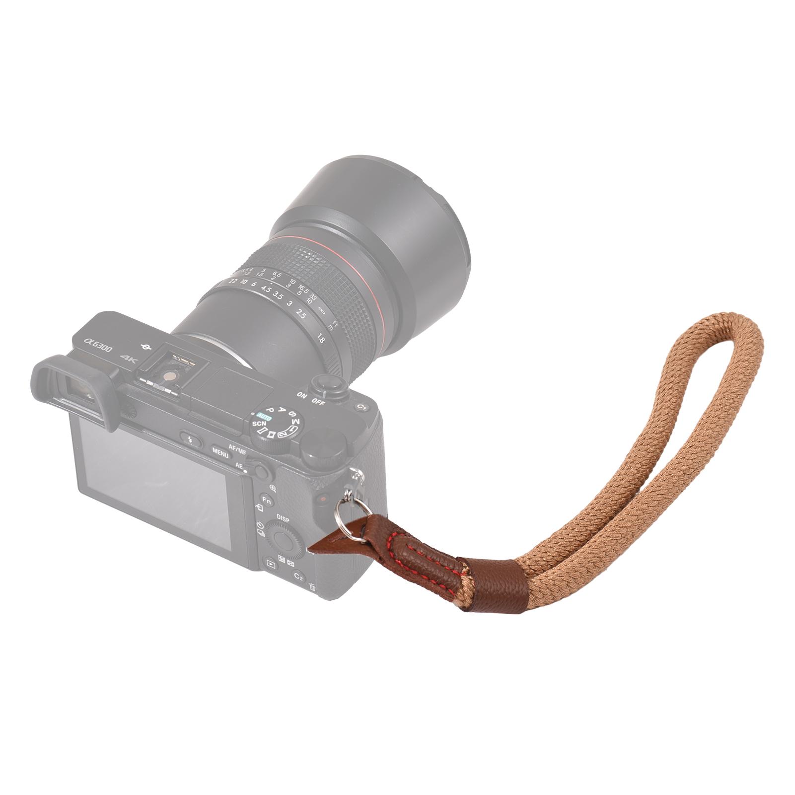 Cinghia Per Fotocamera In Corda - Regolabile, Sgancio Rapido, Fino A 50kg