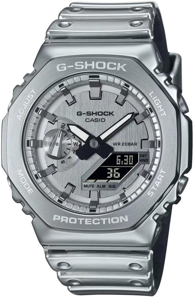 

CASIO Silver Watch GM-2100YM-8ADR Men s