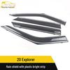 2020 Explorer Rain Guard with Bright Strip Trim Decoration Stickers