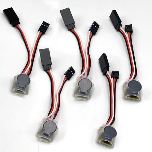 LEXOR RC Radio-Controlled Aircraft Loss Prevention and Locating Electronic Buzzer, 4V-6V, 85dB Loud Alarm, for Drones, Helicopters, and Airplanes, 5-P