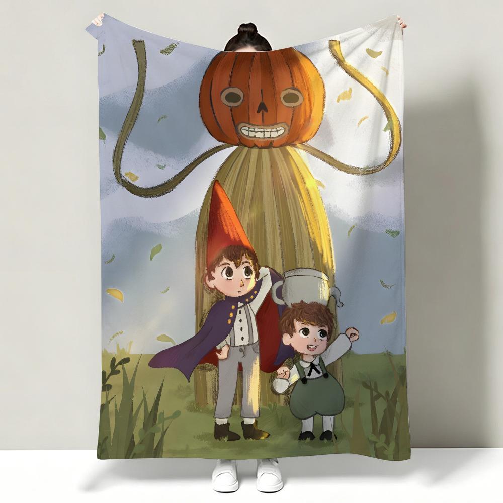 Anime OOver TThe GGarden WWall Throw Soft Warm Flannel Throw Blanket Multiuse for Sofa Bed Office Nap