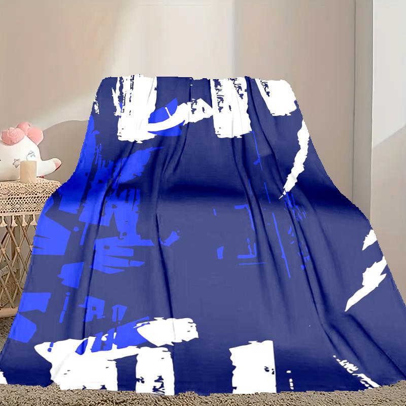 1pc Comfortable Home Print Throw Blanket, Chelsea FC Blanket For Bed and Sofa Use, Special Present For Family