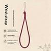Mobile Phone Lanyard Short Wrist Rope Reinforced Color Matching Hand-Woven Pendant Female Male Accessories Anti-Loss Lanyard.