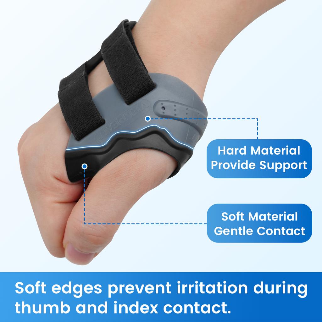 Velpeau Cmc Thumb Brace For Arthritis Pain And Support, With High Elasticity And Anti Slip Wrist Strap, Comfortable Thumb Splint