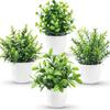 Artificial Plant Potted Plants Fake Green Plants Indoor and Outdoor Decorations Plastic Bonsai Home Decorations