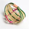 Hand-woven Disc Mini Basket Environmentally Friendly Durable Bamboo Storage Basket Household Accessories Fresh Fruit Platter