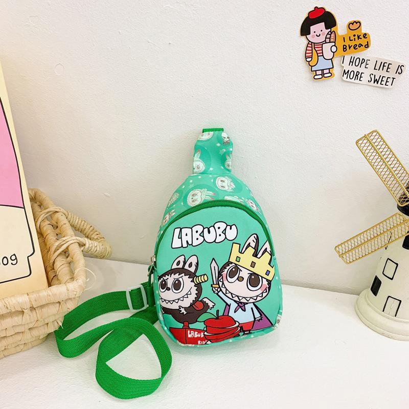 

1 шт. Labubu Messenger Bag Kawaii сумки через плечо нейлоновый рюкзак через плечо портативный дорожный рюкзак подарок для детей