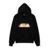One Piece Monkey D Luffy Hoodie, Anime Character Eyes Print Long Sleeve Pullover Hooded Sweatshirt Casual Streetwear