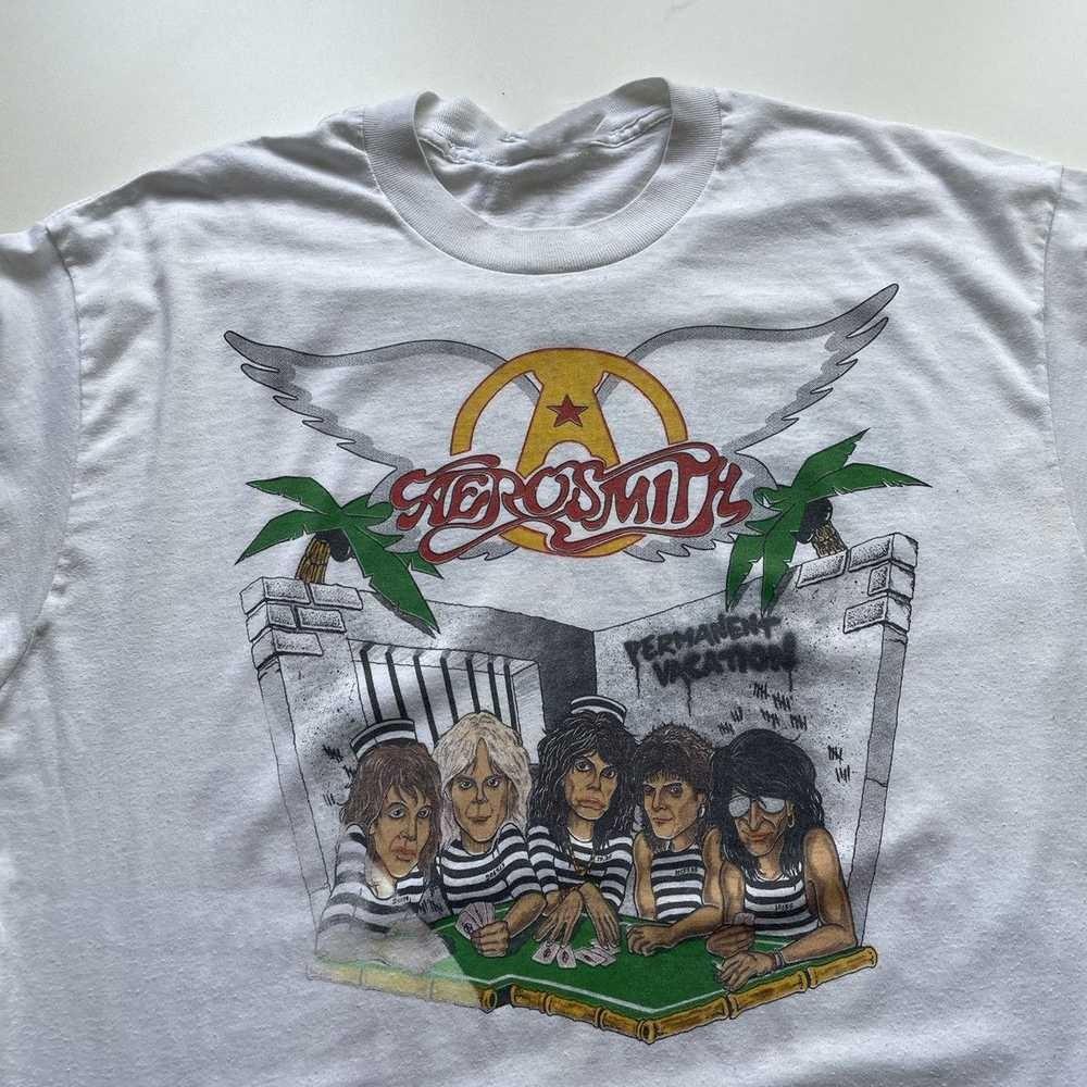 

New Aerosmith Permanent Vacation Tour Gift For Fans Men All Size Shirt LW59 Unisex T-Shirt XL