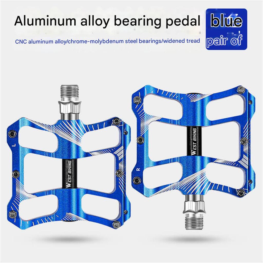 West Rider Bicycle Pedal Bearing Mountain Bike Aluminum Alloy Pedal Bearing Cycling Pedal Bicycle Accessories