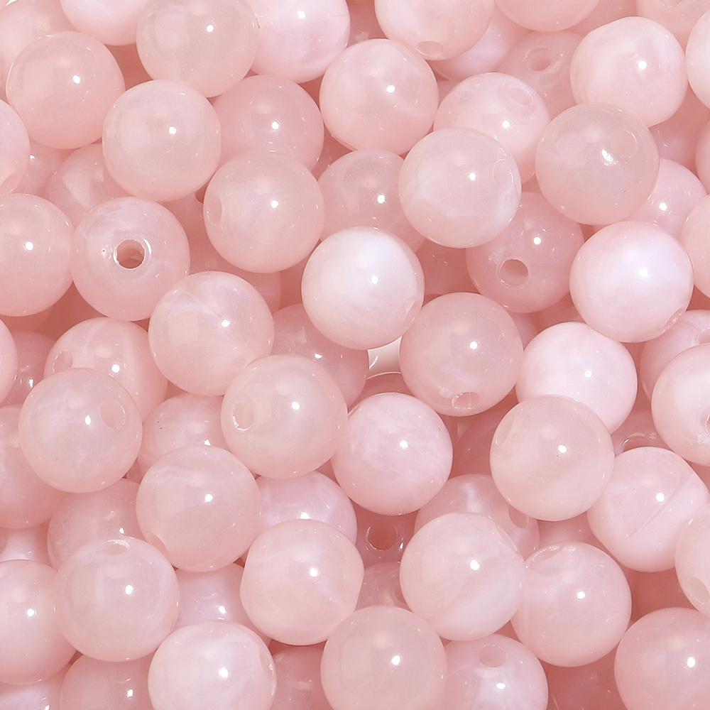 100pcs/lot 10mm Round Double Colors Acrylic Beads Loose Spacer Beads For Jewelry Making Diy Bracelet Necklace Charms Accessories