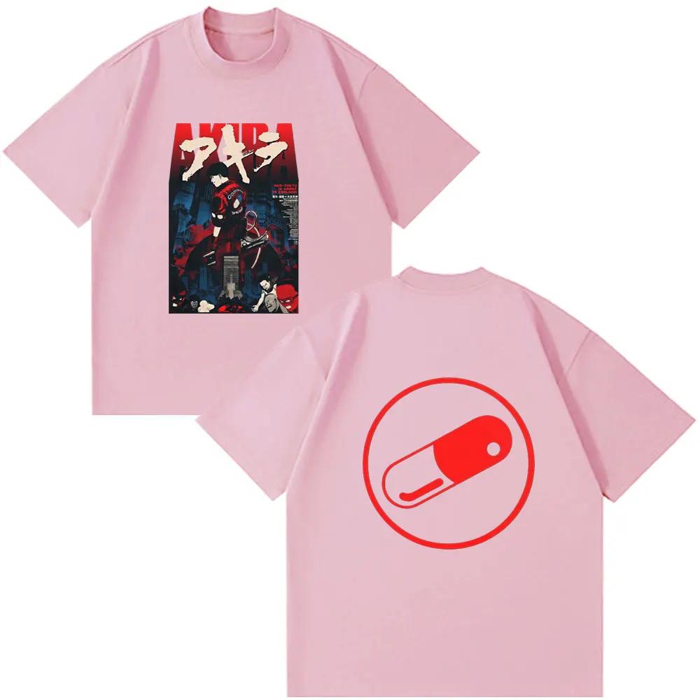 

Anime Akira T Shirts 90s Japanese Unisexga Science Movie Shotaro Kaneda Tshirt Unisex Women Clothing Summer Fashion Oversized Tshirts 4XL