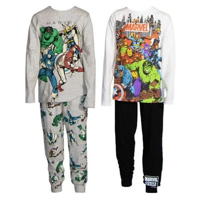 Kinder/Kids Superheld in Ausbildung Lang Pyjama Set (Packung mit 2)