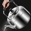 Stainless Steel Large Capacity Teapot - Versatile Kettle for Induction & Gas Stove, Heat-Retaining Design, Home & Restaurant Use