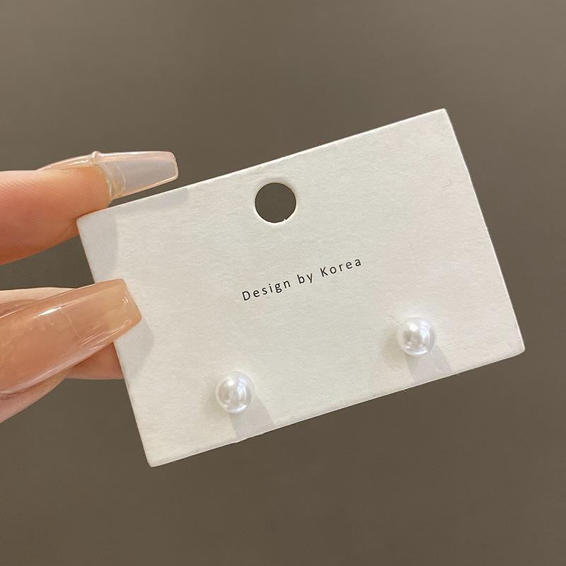 Серьги из серебра S925, ретро, французские, с жемчугом, женственность, высококлассные, нишевые, корейские, популярные s925 silver needle