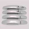 For Ford Focus 2012 2013 2014 2015 2016 2017 2018 ABS Chrome Glossy Black Sticker Car Door Handle Cover Trim Styling Accessories
