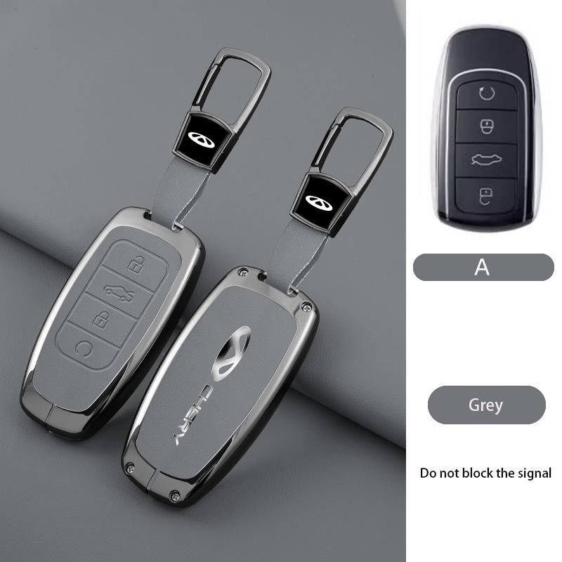 Zinklegierung Leder Auto Schlüsselanhänger Hülle Schutzhülle Für Chery Jaecoo J7 J8 7 Tiggo 8plus 8 5 Plus 7pro Max Omoda 5 C5 Arrizo