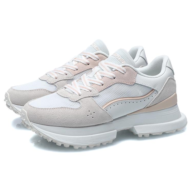 Li Ning CF Casual Shoes Women's Low top White/Pink AGCR210-1