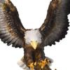 Eagle Statue Home Artwork Table Centerpiece Bird Resin Sculpture Desk Figurine for Office Hotel Father Living Room Collection