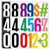 6 Inch Big Letter Number Stickers Larger Alphabet Letter Stickers for DIY Ship Mailbox Homes Business Board Party Office Decor