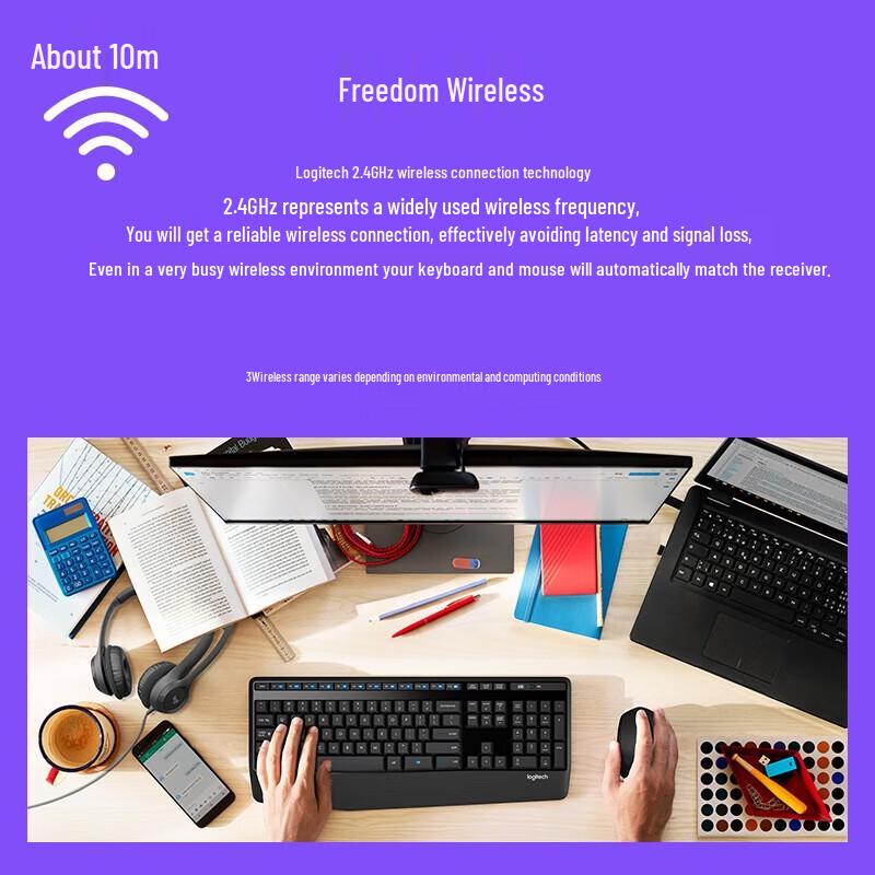 Logitech MK346P Wireless Keyboard and Mouse Set