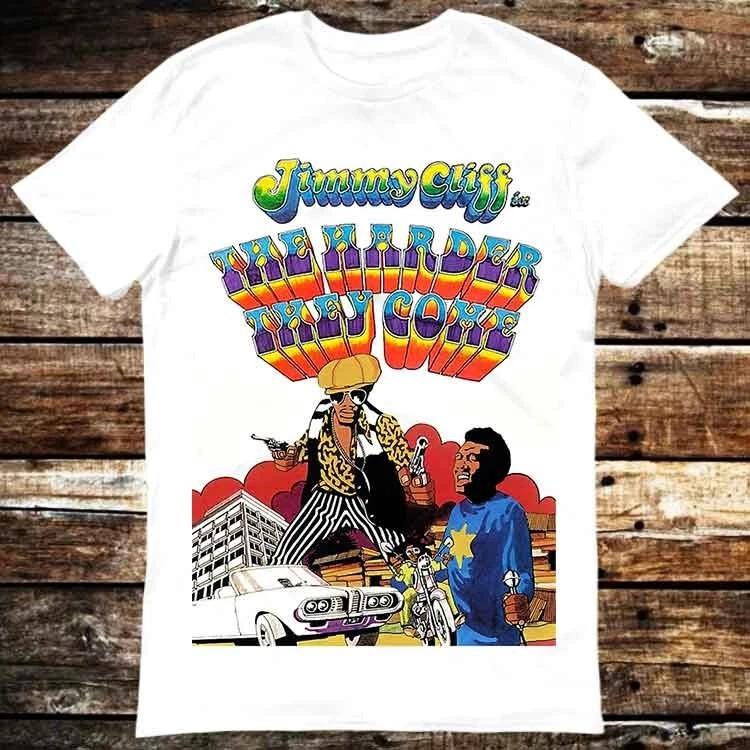 The Harder They Come Poster 70s Jimmy Cliff Film Reggae Music T Shirt 6373 S