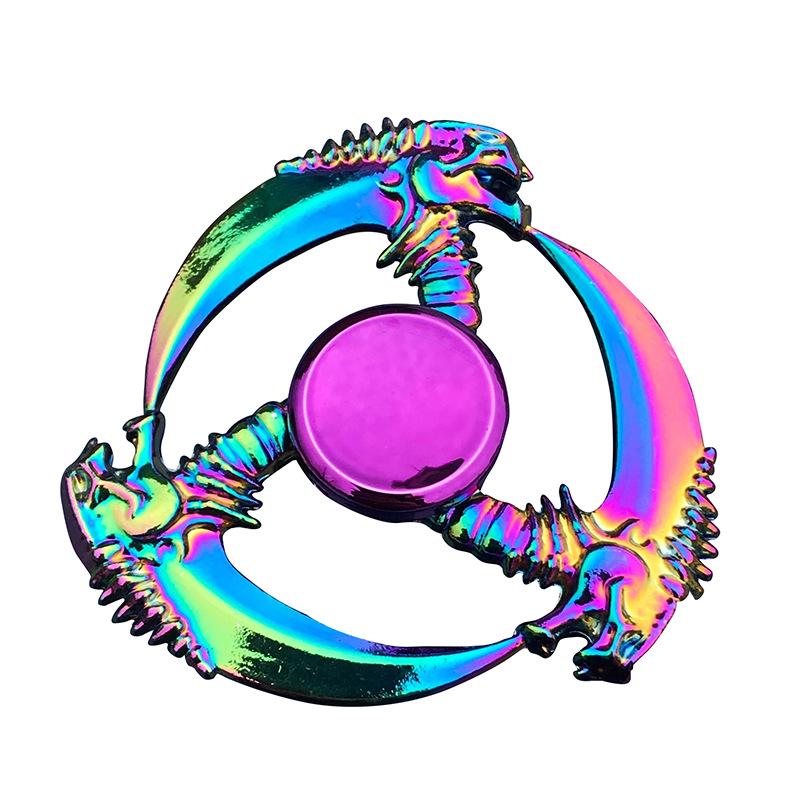 Hundred Styles Alloy Finger Spinner: Cool Decompression Toy for Kids and Students